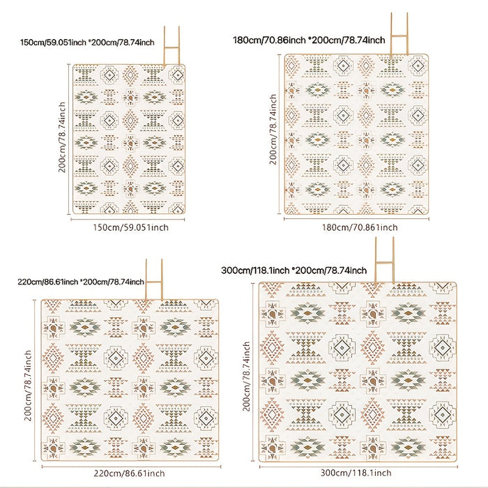 Comfort Picknickdeken – Opvouwbaar en Waterafstotend voor Buitenpret
