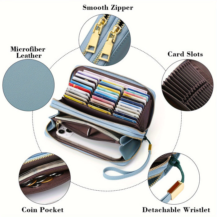 SecureHold Lange Portemonnee – RFID-veilig en Functioneel