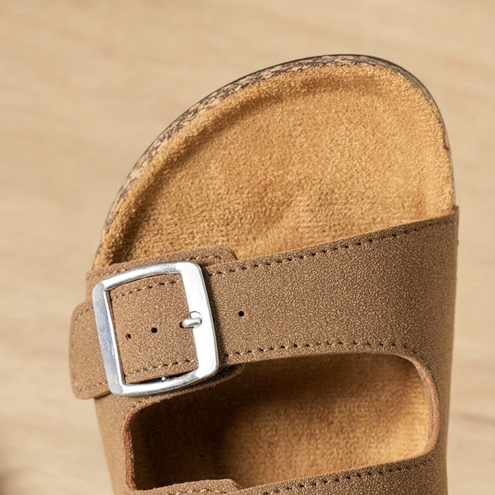 BreezeSoft Verstelbare Slide Sandalen – Zachte Zool Comfort