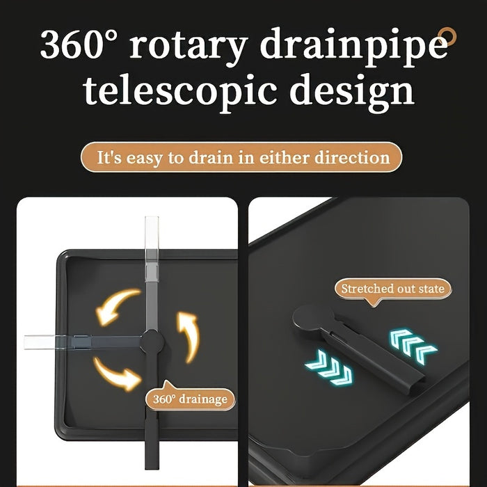 SteelFlow 2-lags opvaskestativ – Rummelig, praktisk og holdbar