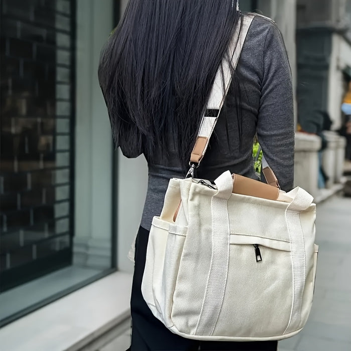 ComfortCarry Dames Tote Tas – Lichtgewicht met Afneembare Band en Veel Opbergruimte