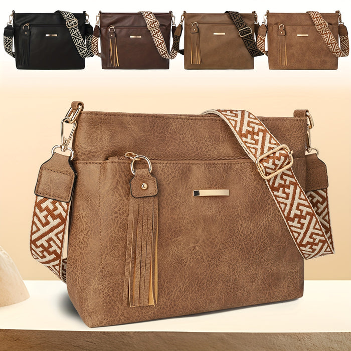 Chique PU Schoudertas – Stijlvol en Ruim voor Elke Gelegenheid