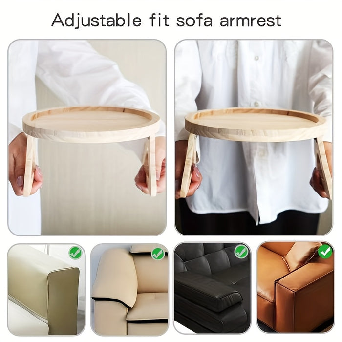 Praktisch Bamboe Dienblad – Compact en Handig voor Bank en Bed