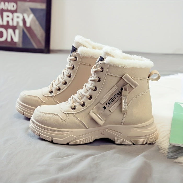 Winter Comfort Boots voor Dames – Warme Enkellaarzen met Stijlvol Design