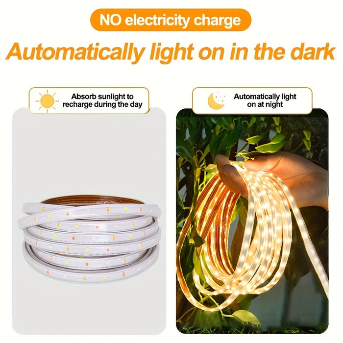 SolarGlow LED Lichtslang – Voor creatieve buitenverlichting