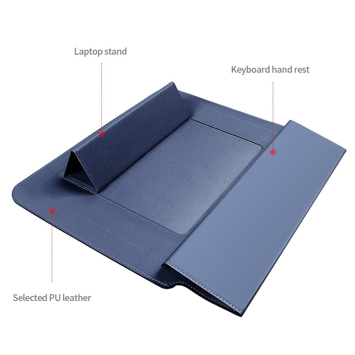 Laptop Sleeve met Ingebouwde Standaard – Beschermende Hoes voor 11–16 inch Laptops