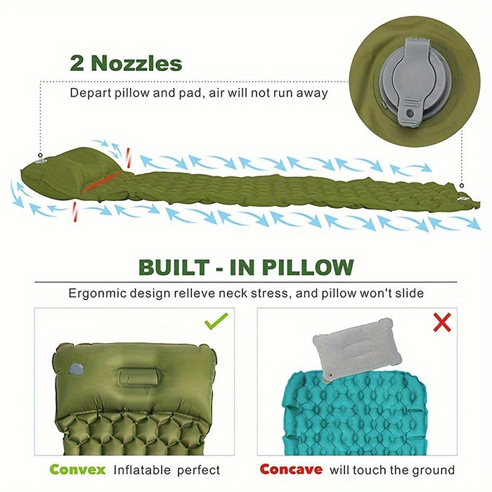 TrailComfort Opblaasbaar Slaapmatje - Lichtgewicht en Compact