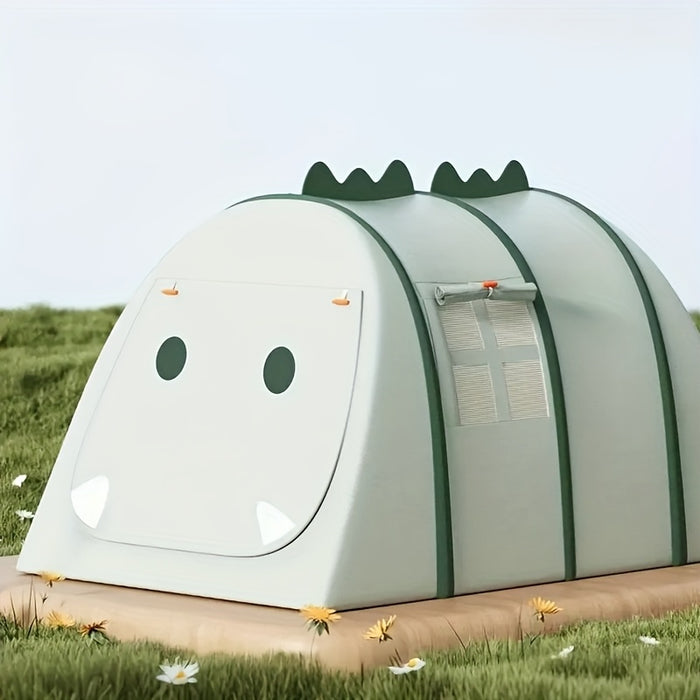 Tente de jeu pour enfants en forme de dinosaure – Design pliable et ludique