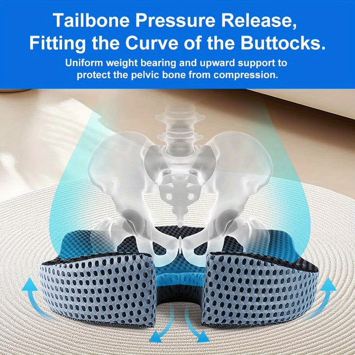 Ergonomisch Driehoekig Autostoelkussen – Geheugenfoam Ondersteuning