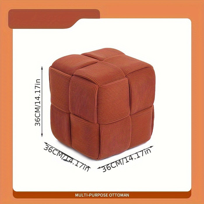 CordyCube Ottoman – Chic Design en Comfort in Één