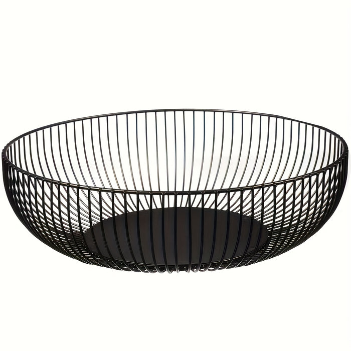 Ronde Metalen Fruitschaal voor Tafel en Keuken – Minimalistisch en Decoratief Ontwerp