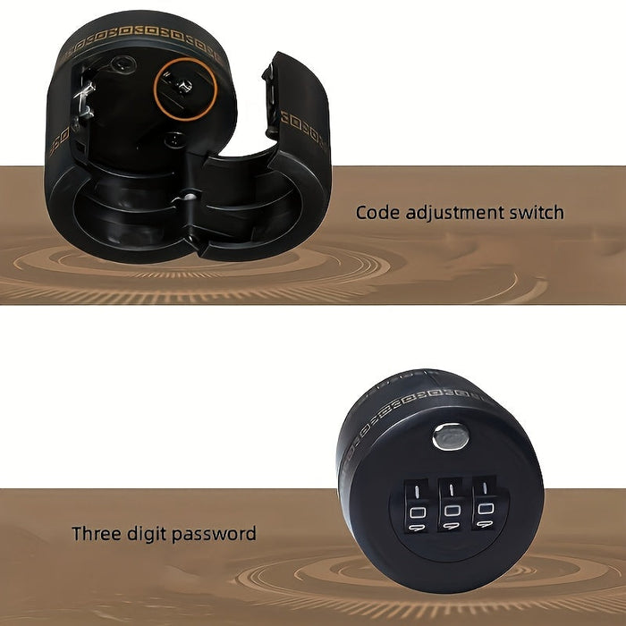 Wachtwoordslotdeksel – 3-cijferige code voor veilige drankbewaring