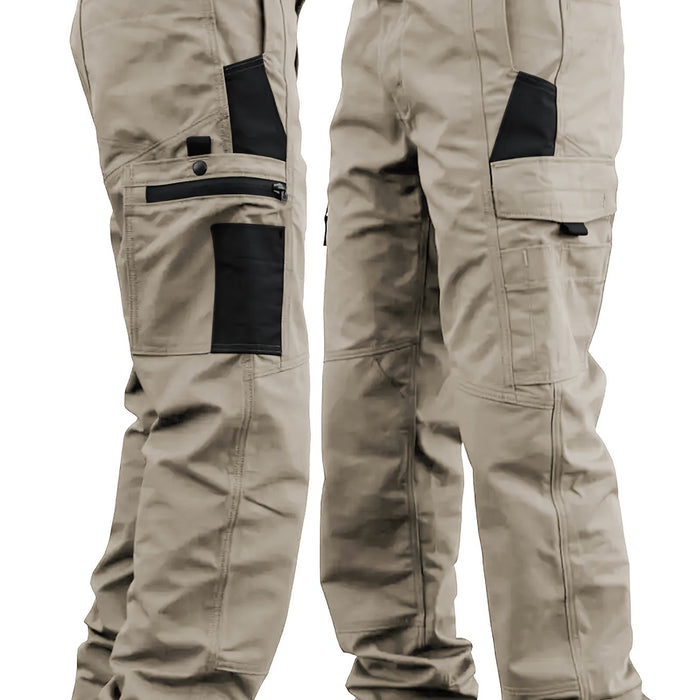 Herre cargo-arbejdsbukser med flere lommer – Holdbare og velegnede til udendørs brug