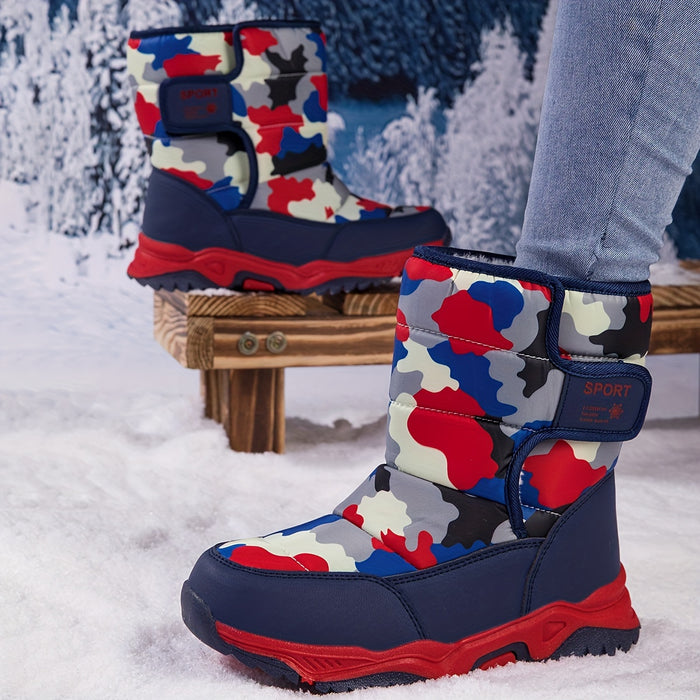 Trendy Camouflage Sneeuwboots - Voor Avonturiers