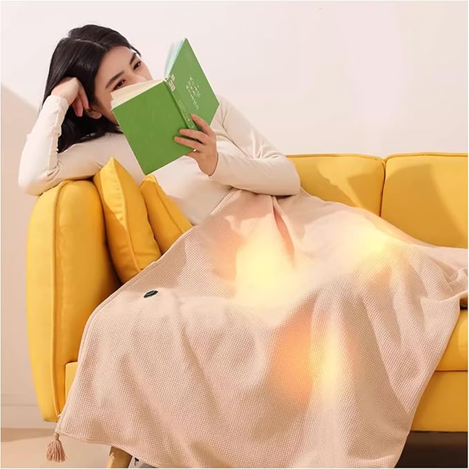 Knusse Verwarmde Sjaal – Altijd Warm & Gezellig