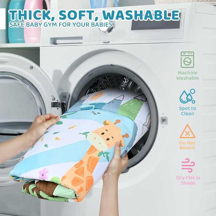 Multifunctionele Baby Speelmat voor Ontwikkeling en Spel met Speelbogen en Ballenbak