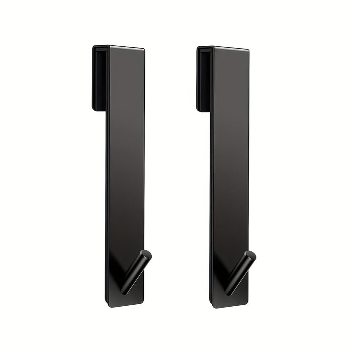 ModernSteel Set di Ganci per Porta in Vetro – Elegante, Silenzioso e Pratico