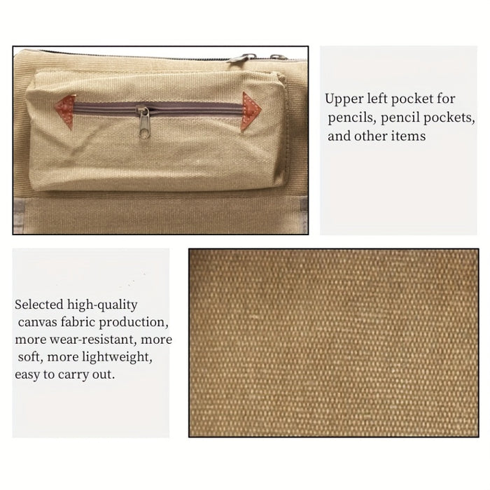 Canvas Tekentafel Rugzak – Praktisch, Duurzaam en Makkelijk Mee te Nemen