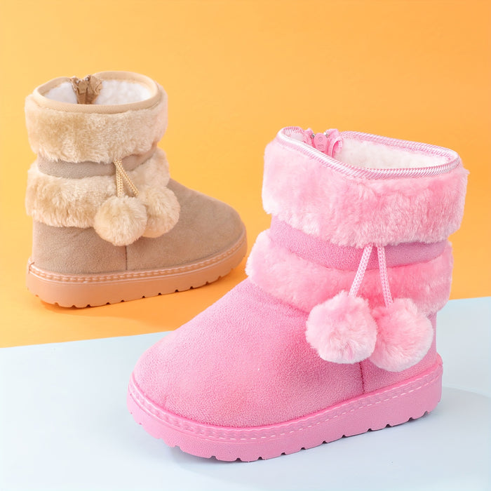 Schattige Pluche Boots voor Meisjes - Voor Warmte en Comfort