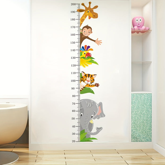 Dieren Groeimeter Wandstickers - Speelse Meting voor Kinderen