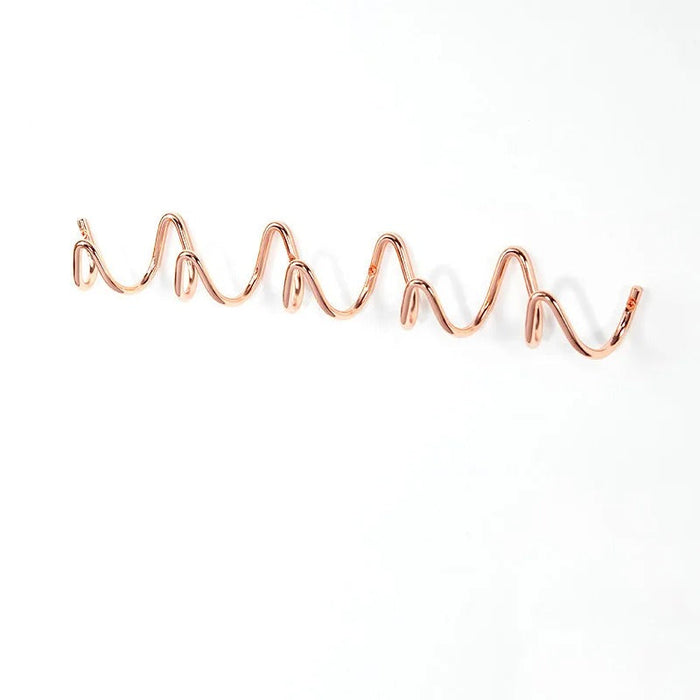 Moderne bølget vægknagerække – Stilfuld vægknagerække med flere kroge 