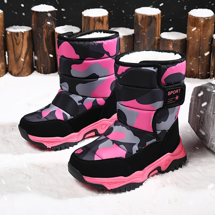 Trendy Camouflage Sneeuwboots - Voor Avonturiers