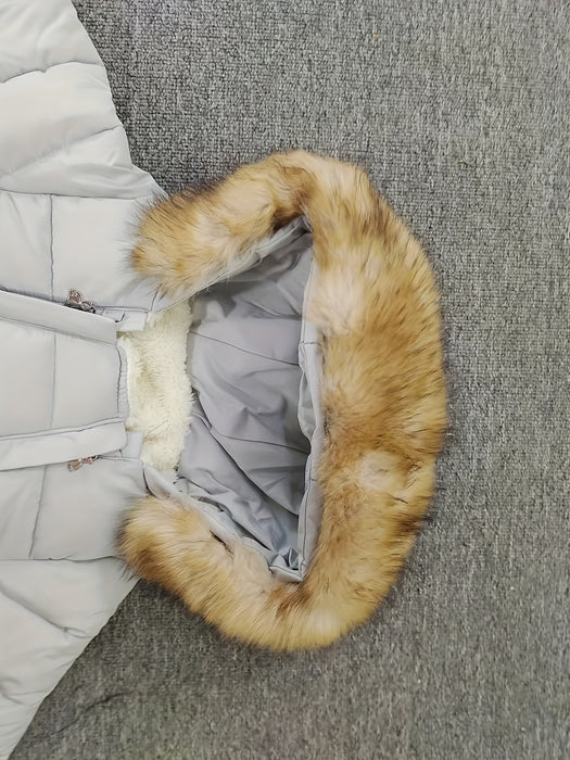 Frosty Baby Romper – Luxe Winter Jumpsuit met Capuchon voor de Koudere Maanden