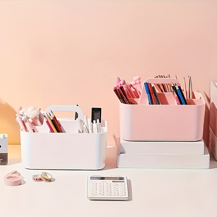 Organisateur de Bureau Multifonction avec Poignée – Design Ordonné et Pratique