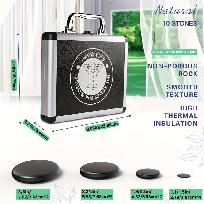 Professionele Hot Stone Massage Set – Compleet met Verwarming