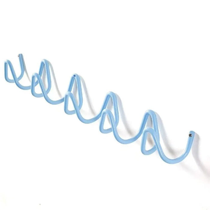 Moderne bølget vægknagerække – Stilfuld vægknagerække med flere kroge 