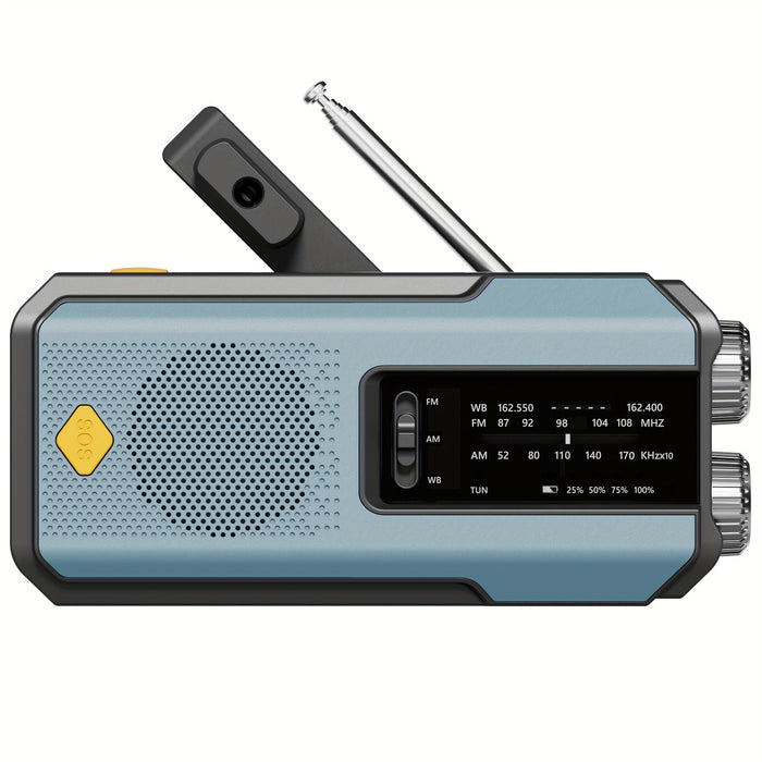 Daykit Draagbare AM/FM Radio – Met Zonnepaneel en Zaklamp
