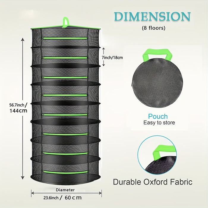 Duurzaam Kruiden- en Droogrek – Efficiënt en Ruimtebesparend voor Zaden en Fruit