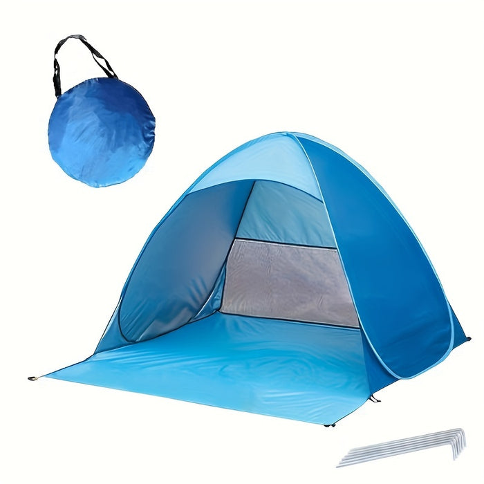 BreezeShield Strandtent – Bescherming en Comfort voor Elke Stranddag
