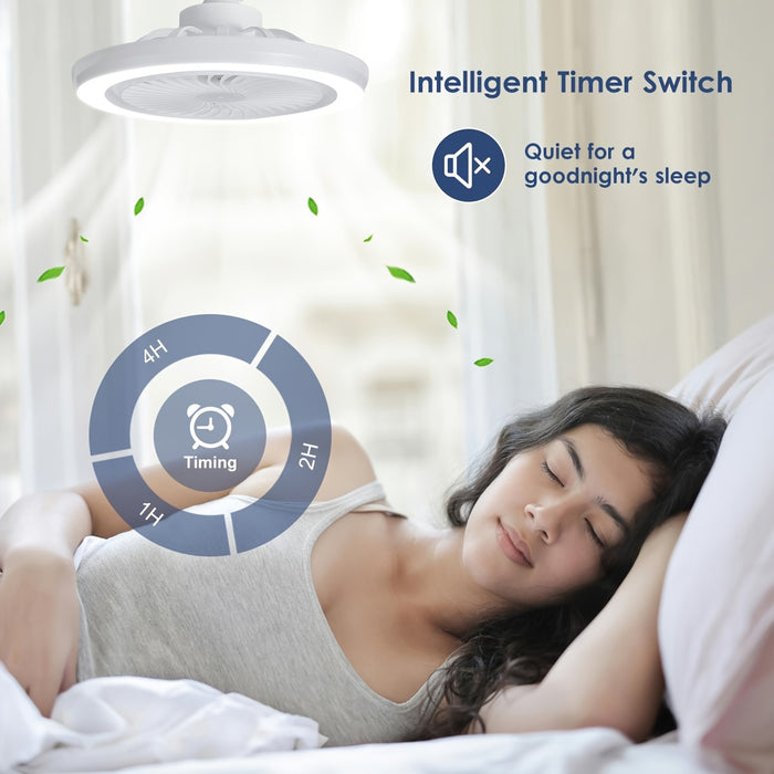 LED Slimme Ventilatorlamp – Dimbaar en Stil