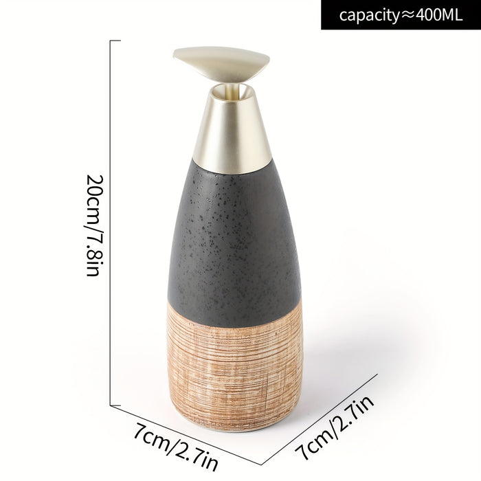 Keramisk tvålpump med tryckmekanism - Lyxigt badrumstillbehör