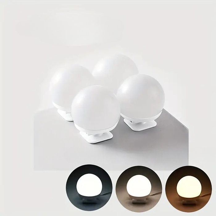 Dimbare LED Spiegelverlichting met Lichtbollen en Instelbare Make Up Verlichting