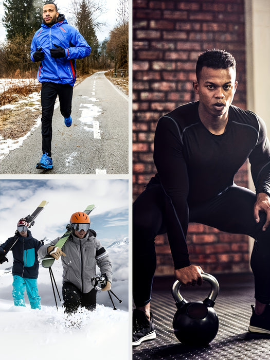 CoreFlex Herre Termo Langærmet – Varm og Tætsiddende Komfort