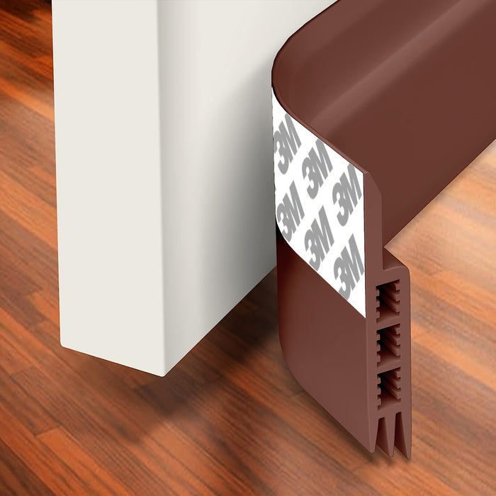 Tochtstopper voor Deur - Siliconen Deurschraper met Sterke Lijm en Geluidsisolatie