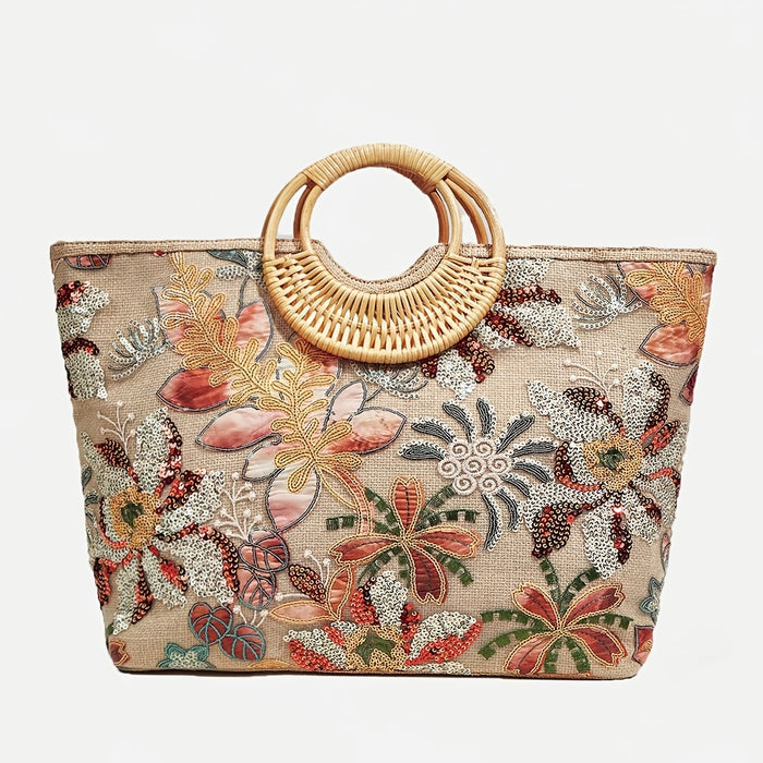 Floral Elegance Tote – Stijlvol en Praktisch