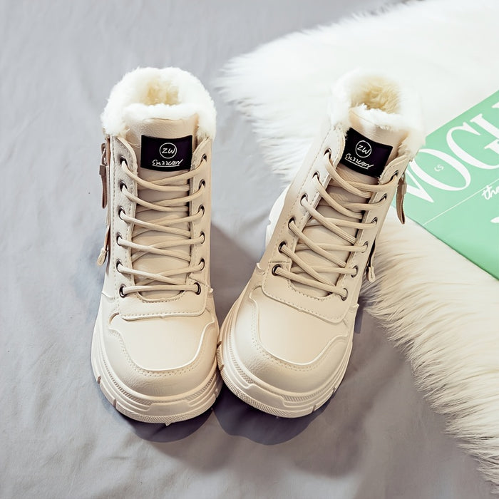 Winter Comfort Boots voor Dames – Warme Enkellaarzen met Stijlvol Design