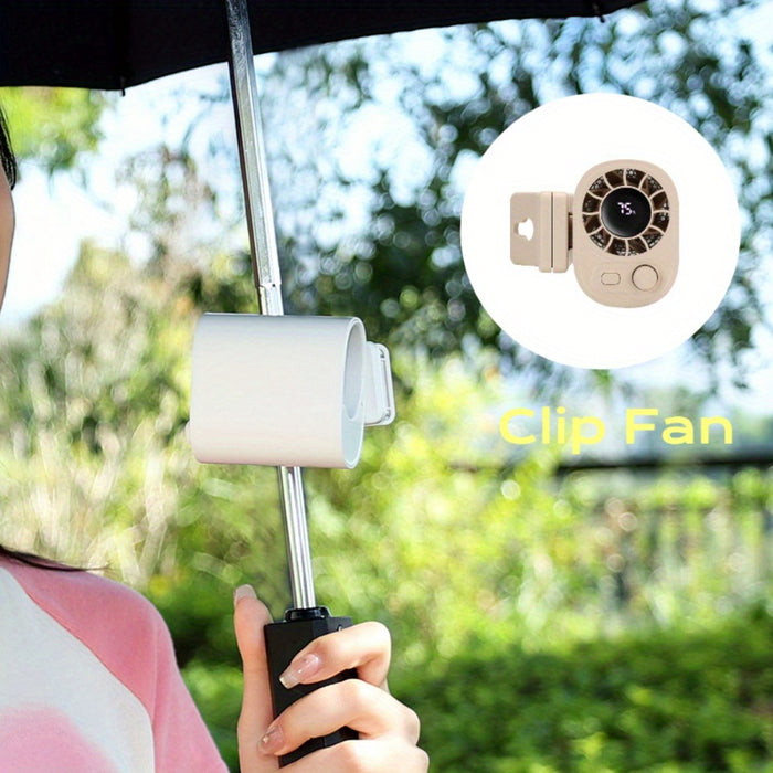 BreezeClip Mini Ventilator – Krachtige Koeling, Overal en Altijd