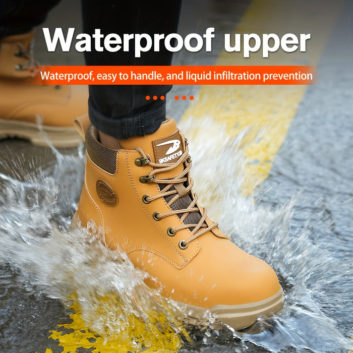 Robuuste Veiligheidswerklaarzen met Stalen Neuzen – Duurzaam en Comfortabel voor Werk en Industrie