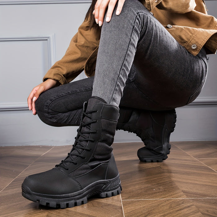 Dames Mid-Calf Hiking Boots – Non-Slip Trekking Schoenen met Comfortabele Voering