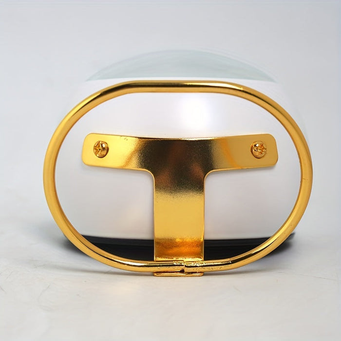 Nordic Stille Bureauklok – Luminous Wijzers & Metalen Frame