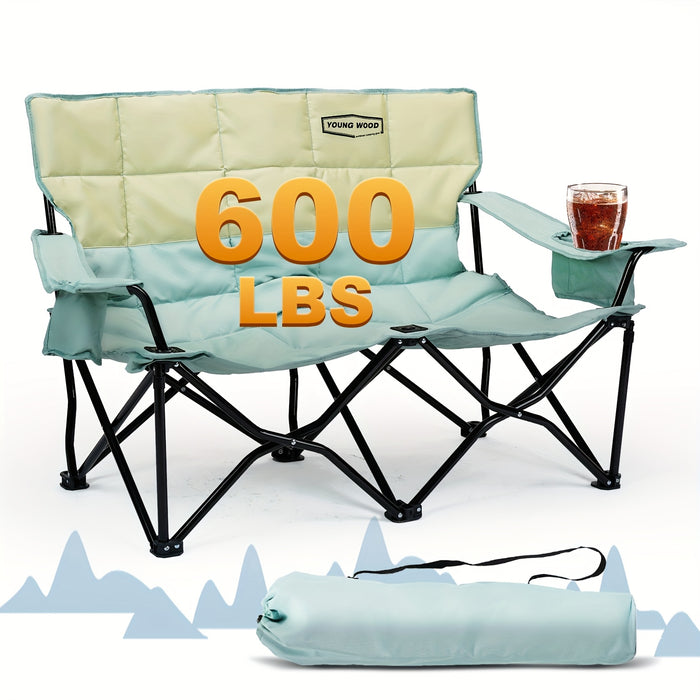 CampEase Loveseat Campingstoel – Luxe Zitcomfort voor Twee