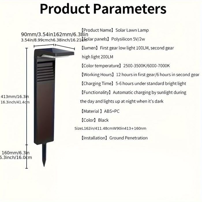 Solar Tuinpadverlichting – Modern en Functioneel