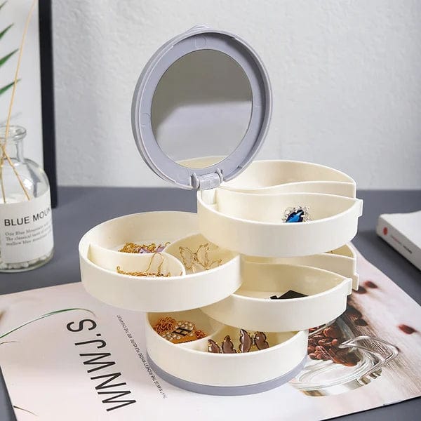 Draaibare Sieraden Opbergdoos ( 4 Lagen)