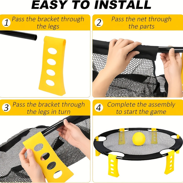 Dynamisch Mini Volleybal Net – Compact en Voor Elke Speellocatie