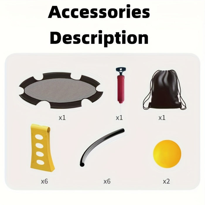 Dynamisch Mini Volleybal Net – Compact en Voor Elke Speellocatie