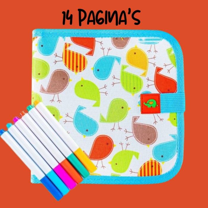 Dino Tekenboek – Herbruikbaar Tekenplezier voor Kinderen